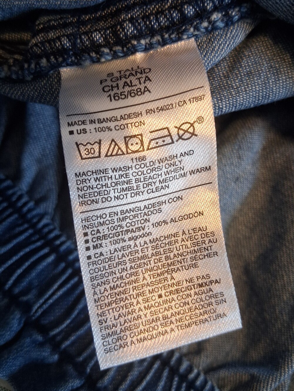 Old Navy Blue Pants Jeans Cotton - Picture 6 of 6